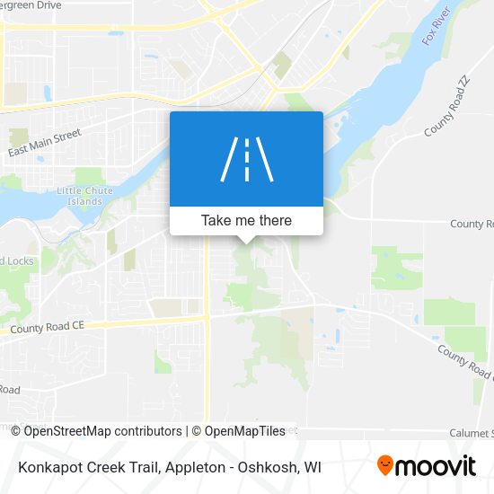 Konkapot Creek Trail map