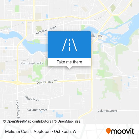 Melissa Court map