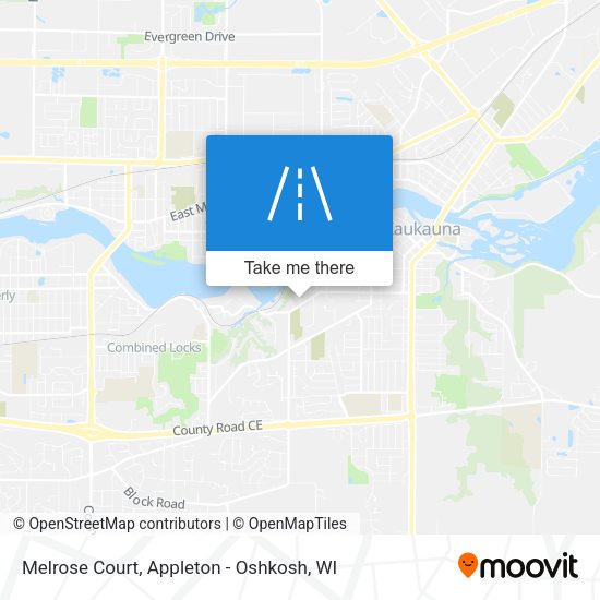 Mapa de Melrose Court