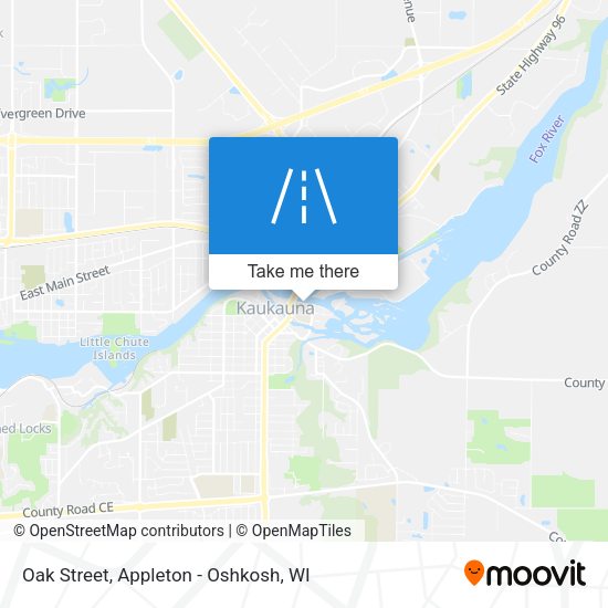Oak Street map