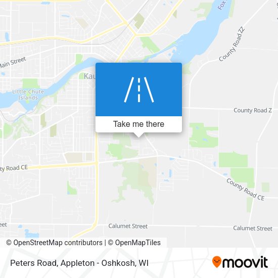 Peters Road map