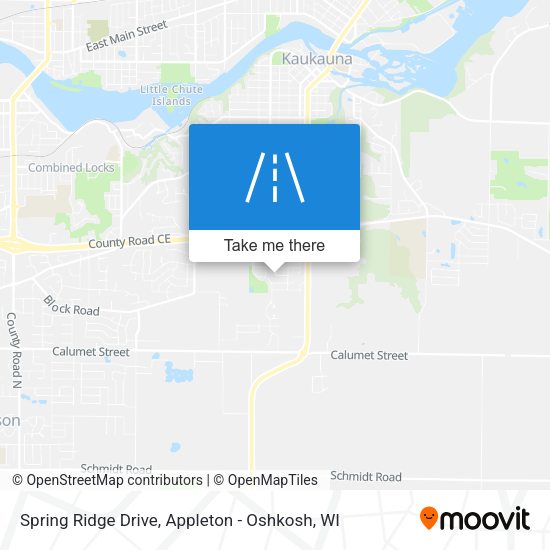 Spring Ridge Drive map