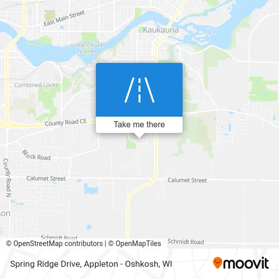 Spring Ridge Drive map