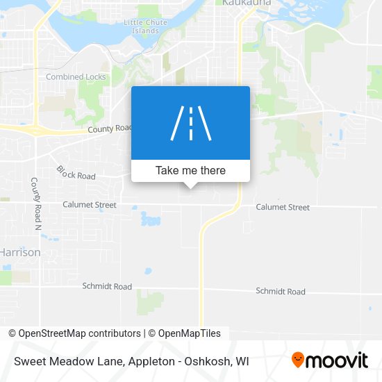 Sweet Meadow Lane map