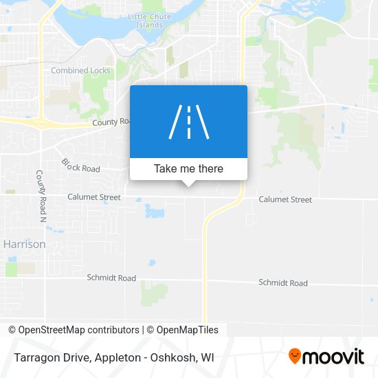 Tarragon Drive map
