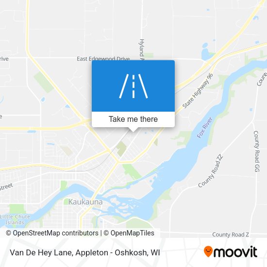 Mapa de Van De Hey Lane