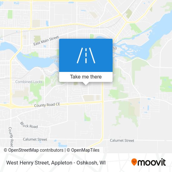 West Henry Street map