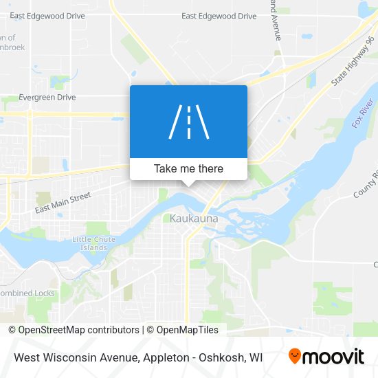 Mapa de West Wisconsin Avenue