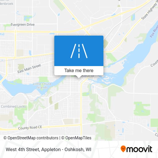 Mapa de West 4th Street