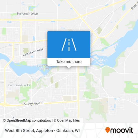 Mapa de West 8th Street
