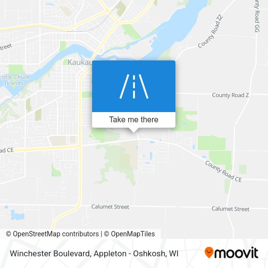 Winchester Boulevard map
