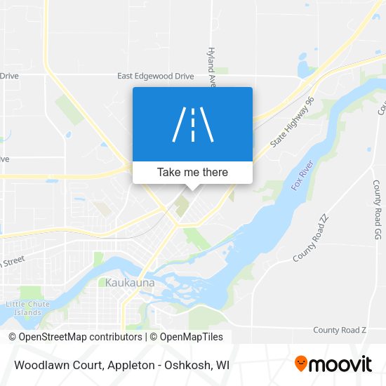 Woodlawn Court map