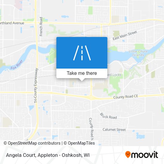 Angela Court map