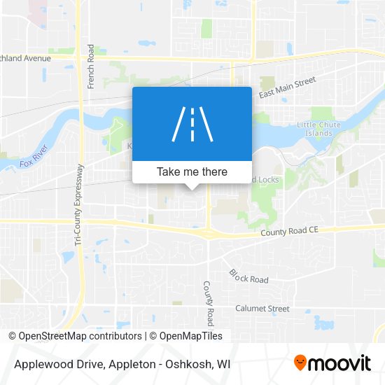 Applewood Drive map