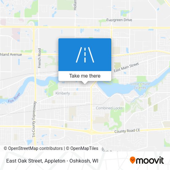 Mapa de East Oak Street