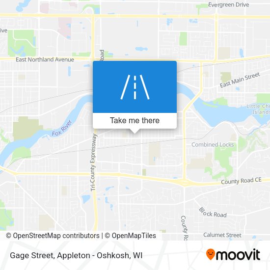 Mapa de Gage Street