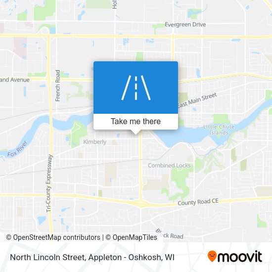 Mapa de North Lincoln Street