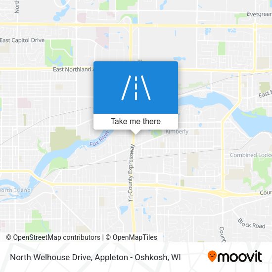 North Welhouse Drive map