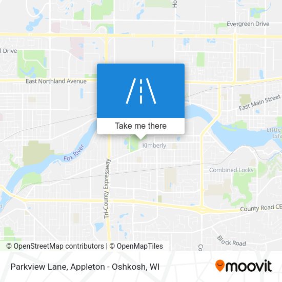 Mapa de Parkview Lane
