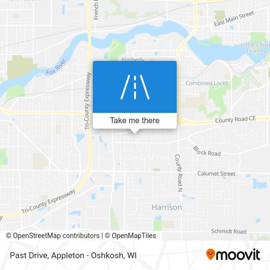 Past Drive map
