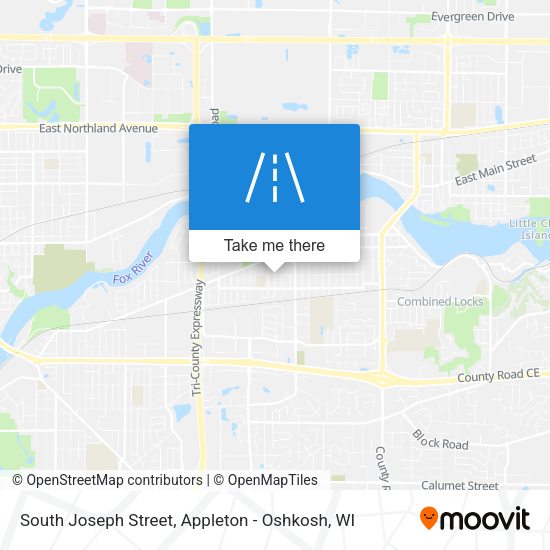 South Joseph Street map