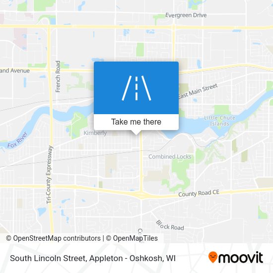 South Lincoln Street map