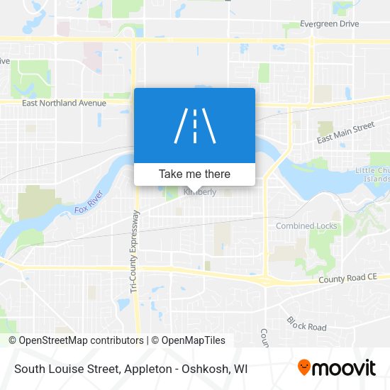 South Louise Street map