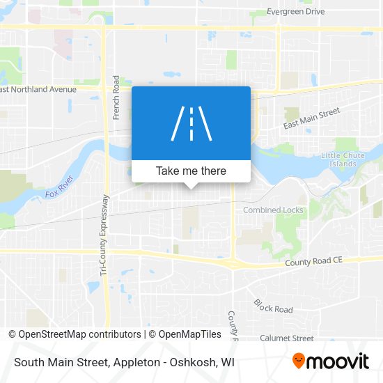 Mapa de South Main Street