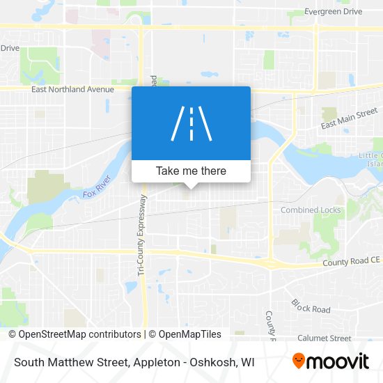 South Matthew Street map