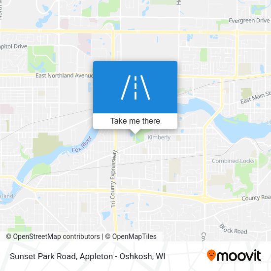Sunset Park Road map