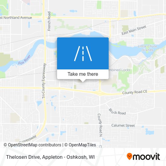 Thelosen Drive map