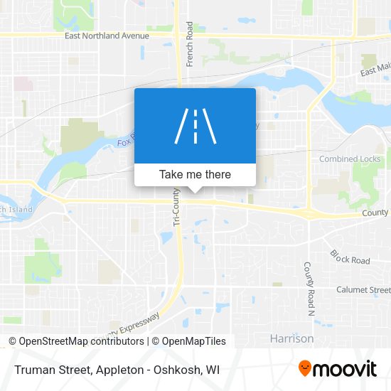 Truman Street map