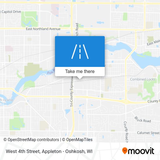 Mapa de West 4th Street