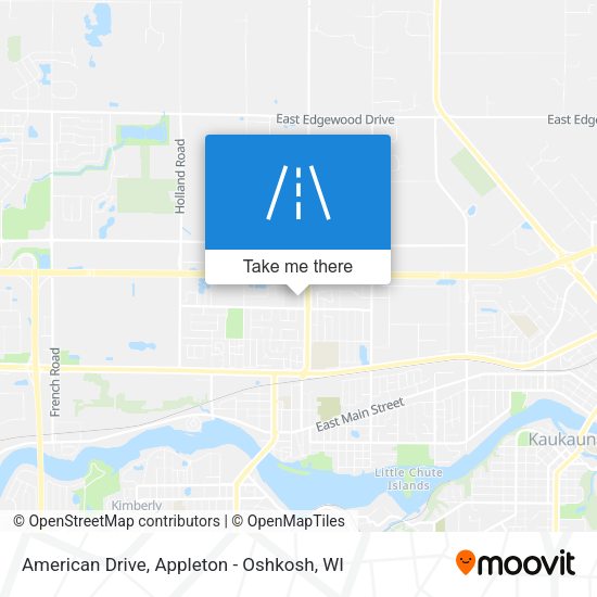 American Drive map