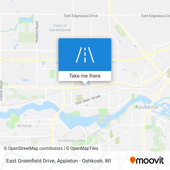 Mapa de East Greenfield Drive