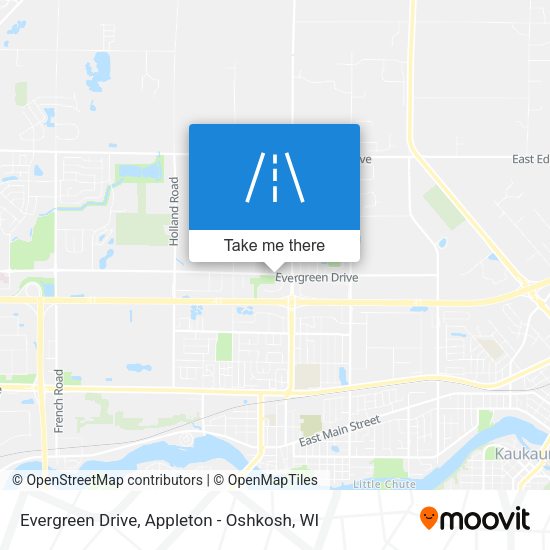 Mapa de Evergreen Drive