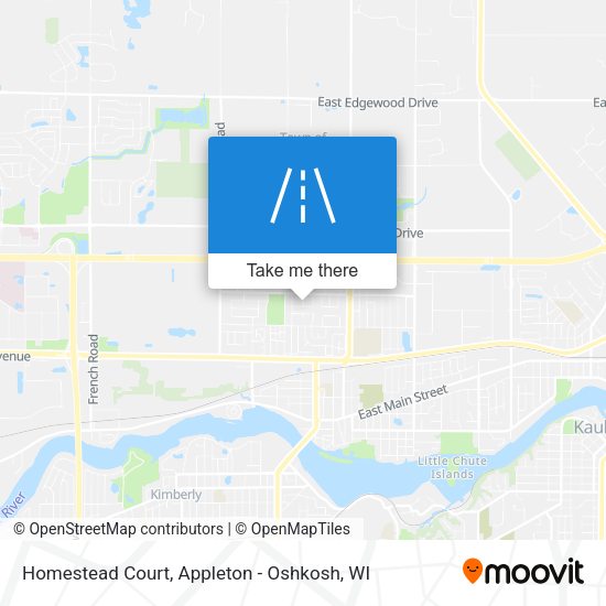 Homestead Court map