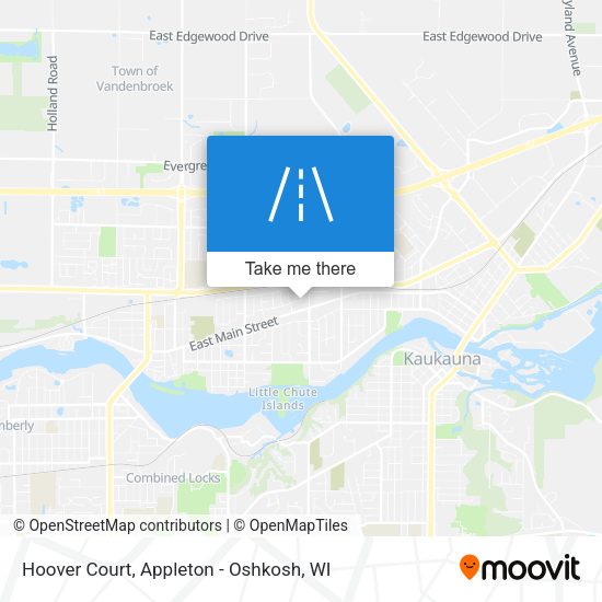 Hoover Court map