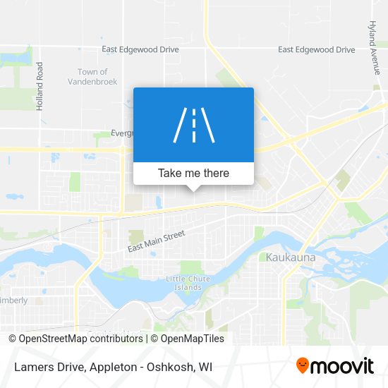 Lamers Drive map