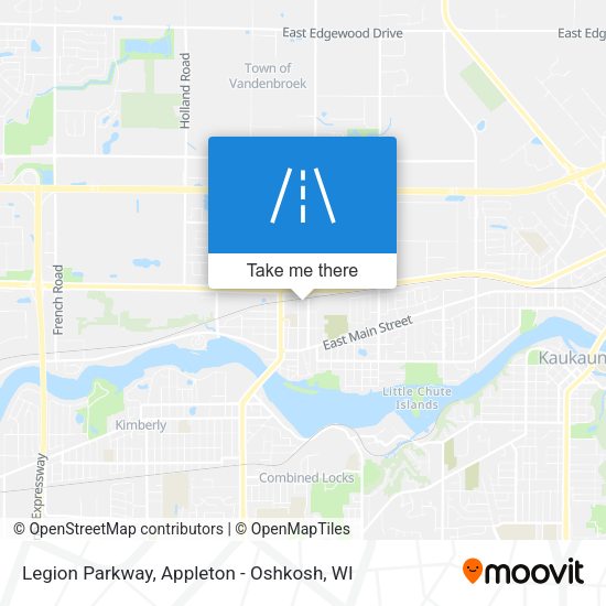 Mapa de Legion Parkway