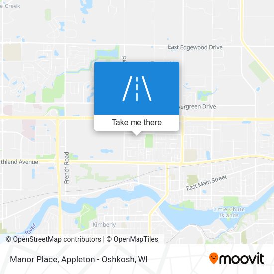 Manor Place map