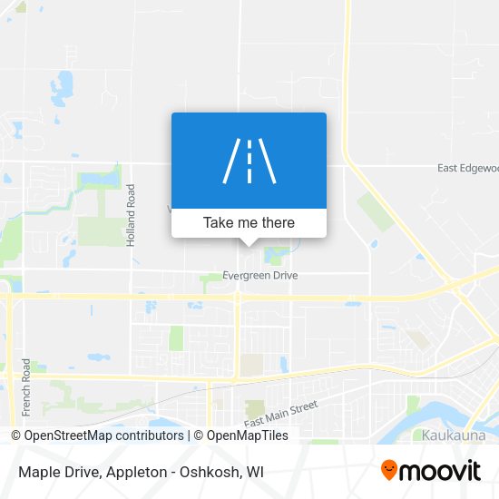 Maple Drive map