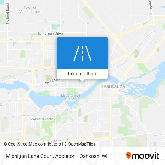 Michigan Lane Court map