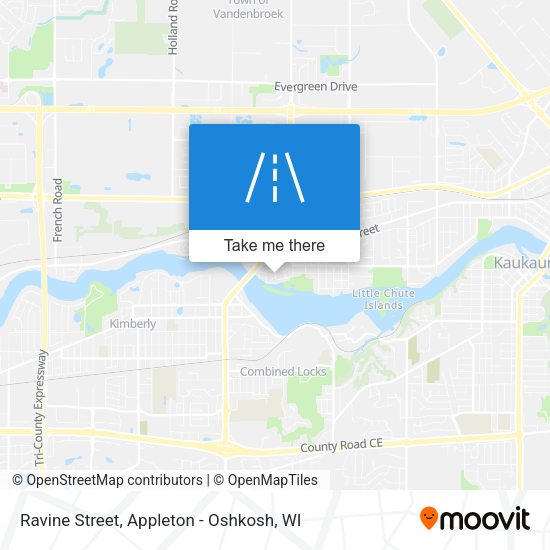Ravine Street map