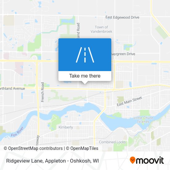 Ridgeview Lane map