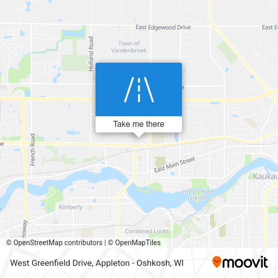West Greenfield Drive map