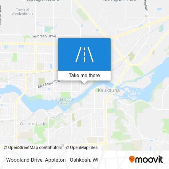 Woodland Drive map