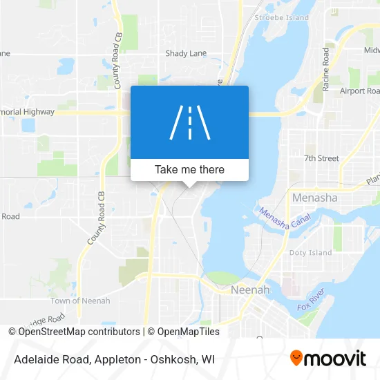 Adelaide Road map