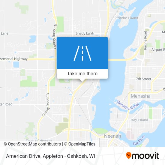 American Drive map