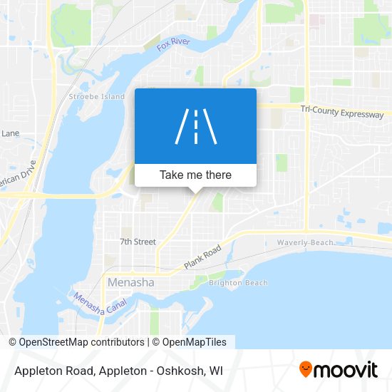 Mapa de Appleton Road